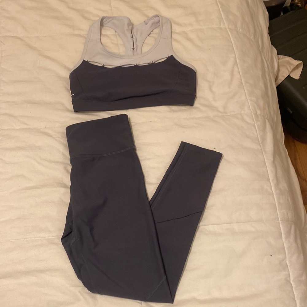SoulCycle set cutouts on bra and leggings for detailing